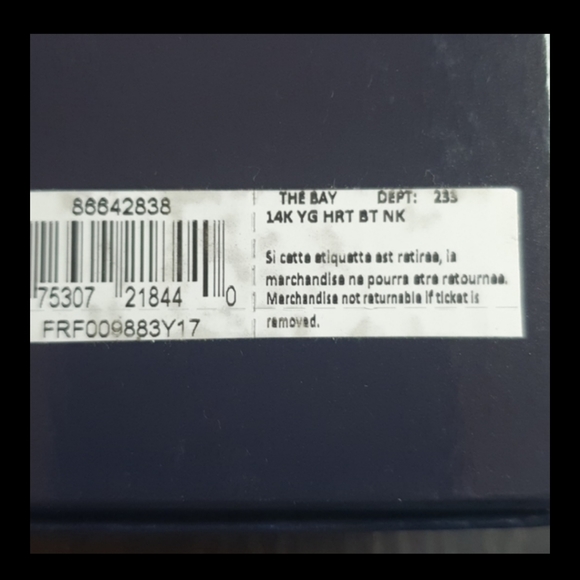 Brand New Fine Jewellery 14K Gold Small Heart Beat Pendant - Picture 4 of 4